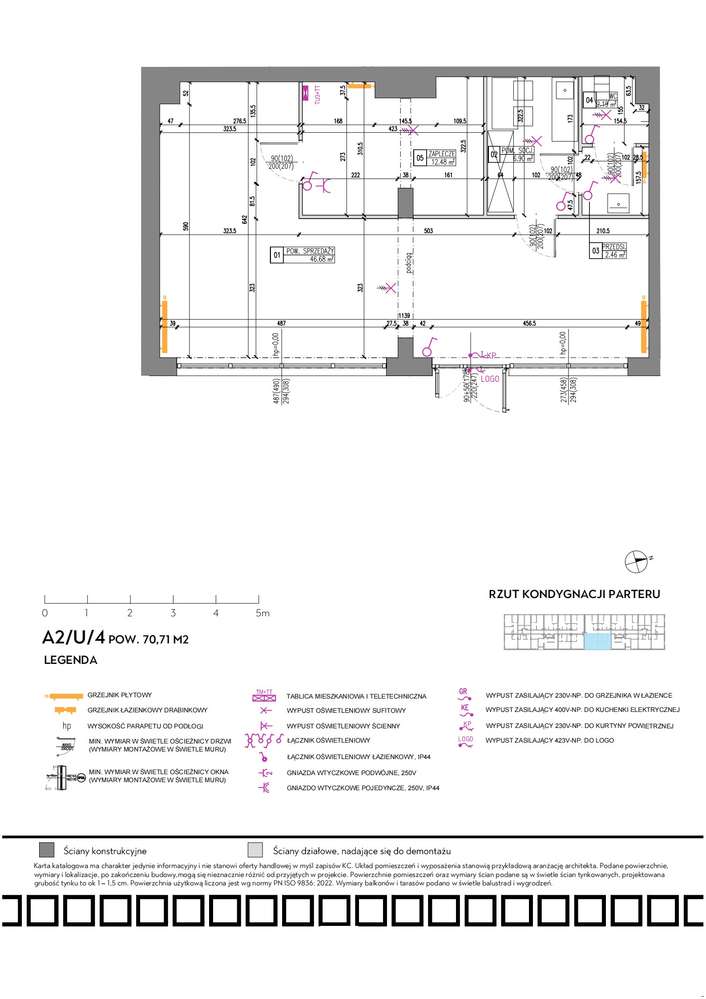 Lokal użytkowy, 70,71 m², Wrocław - View 3
