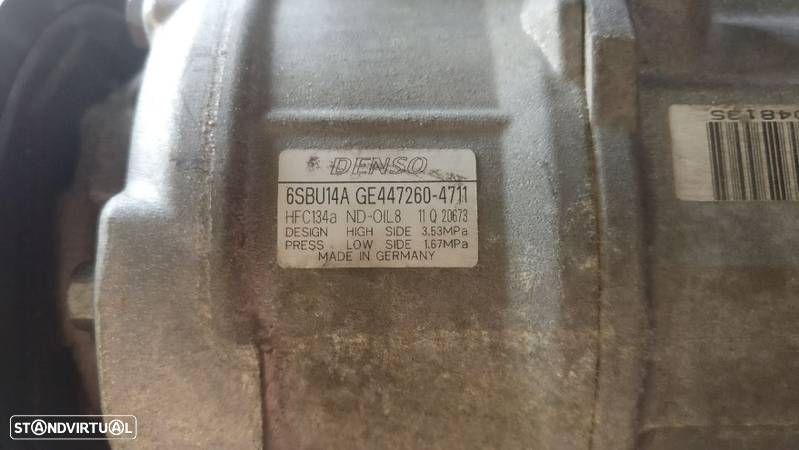 Compressor de A/C BMW SERIE 1 3 5 F20 F30 F10 E90 E84 N47D20 64529223694 - 5