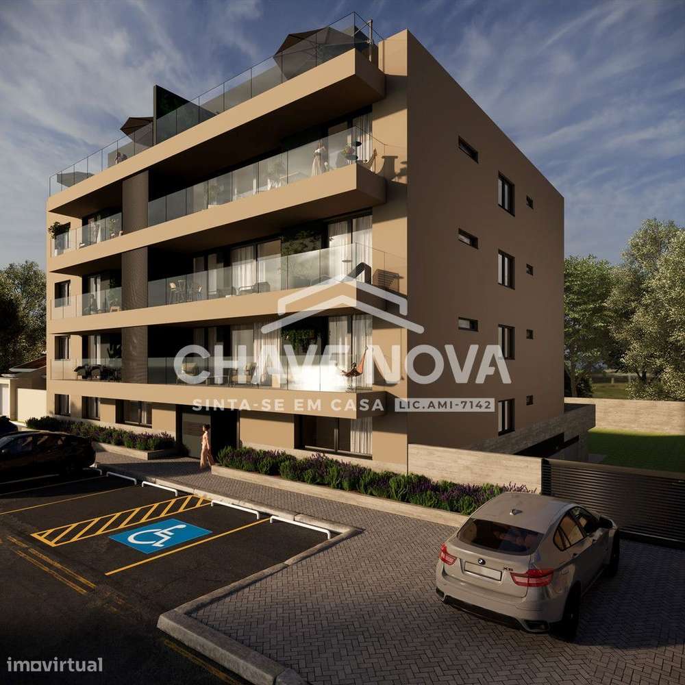 T1 Novo c/ Lugar de Garagem em São Felix da Marinha-19