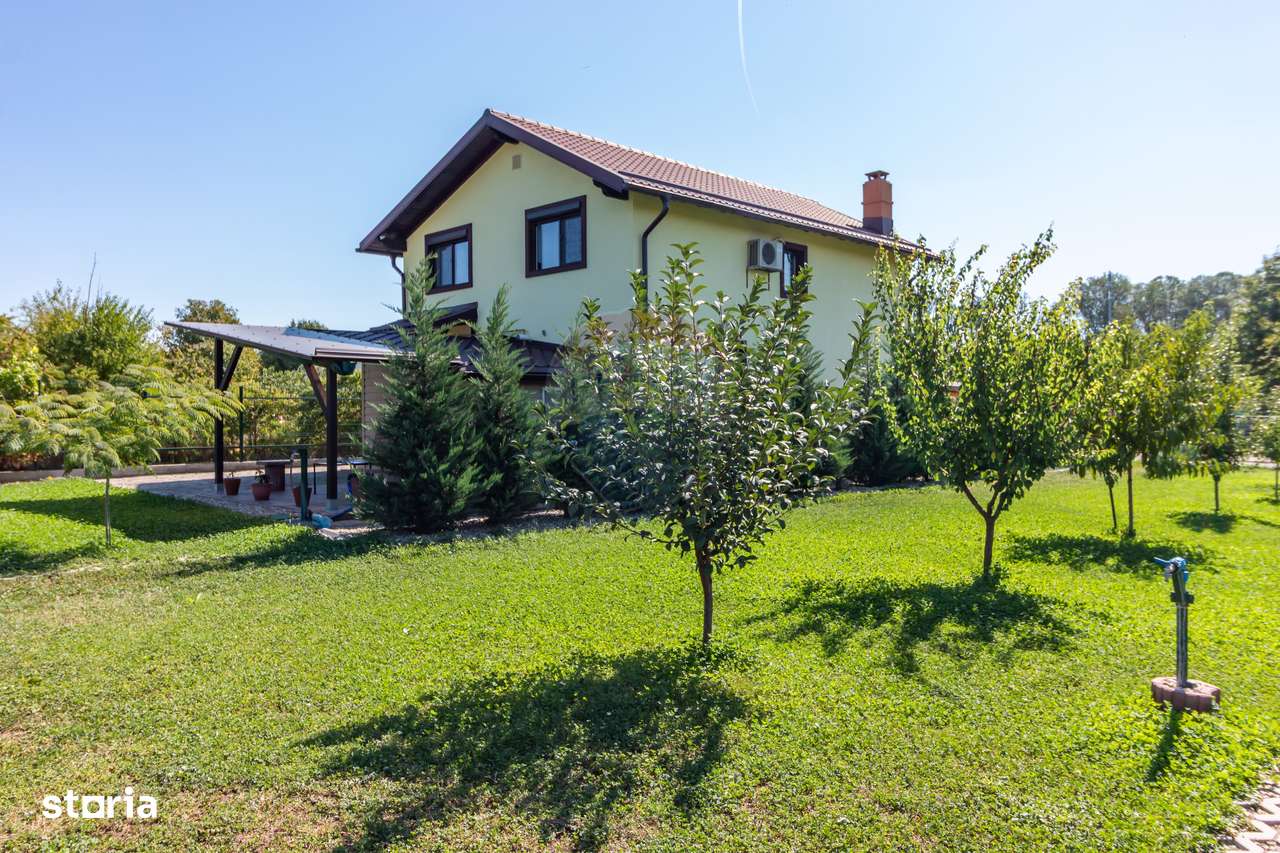 Casa de vanzare cu teren 1500mp Snagov / Padure si lac la cativa pasi - Imagine principală: 4/20