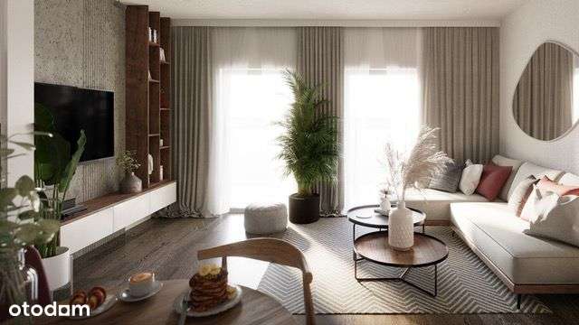 Komfortowy apartament 2-pokojowy z ogrodem z rabatem!!-1