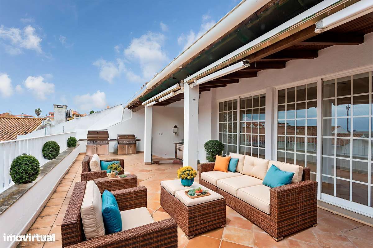 Fantástico T4 Duplex, com vista mar, em Cascais - Grande imagem: 3/34