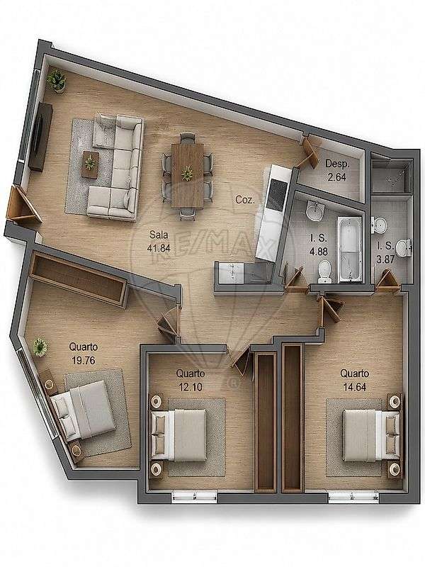 Apartamento T3 para venda