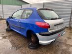 Tylko Części Peugeot 206 PHI 1.4 8V KFX 75KM 55kW 98r-03r HB 3D lakier:EGJ - BLEU SANTORIN - 5