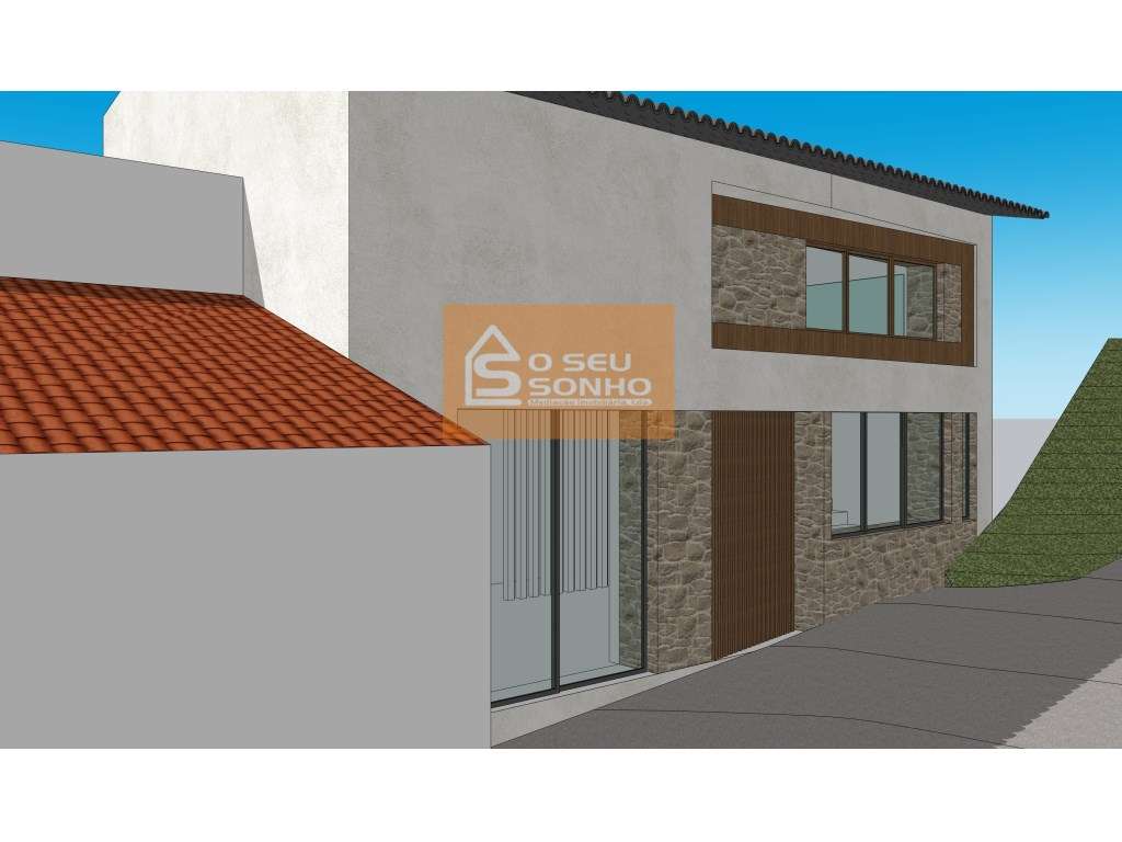 Moradia T2 com Projeto Aprovado com Piscina na Serra - Grande imagem: 3/25