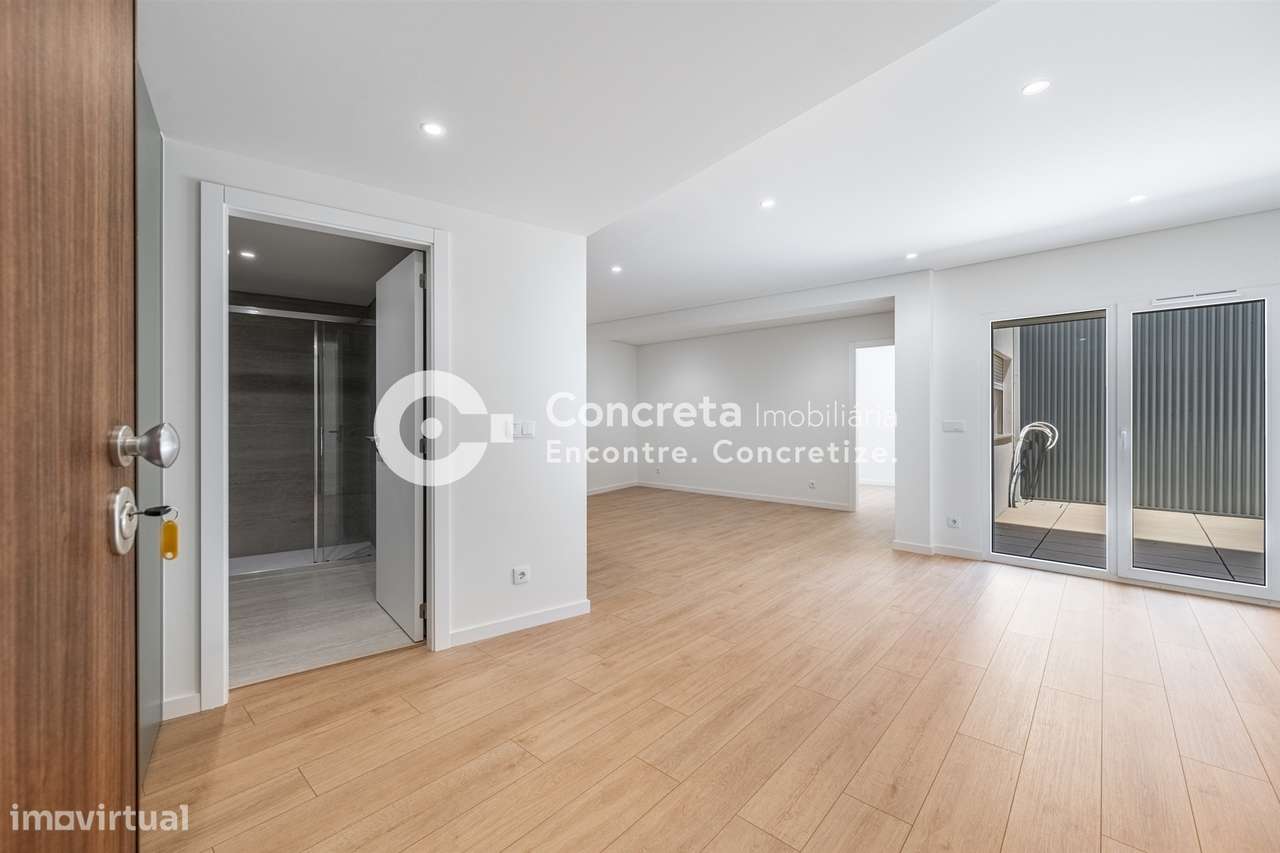 Apartamento T0 novo com pátio no centro de Braga-1