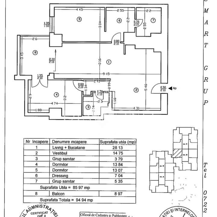 0% Comision! UpGround Metrou Pipera, 3 camere+terasa, 95mp I 2 bai, dr - Imagine principală: 5/17