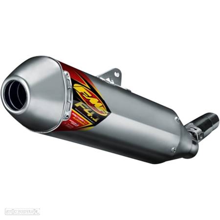 ponteira de escape fmf factory 4.1 rct slip-on stainless steel / aluminum honda crf 450 x enduro - 1