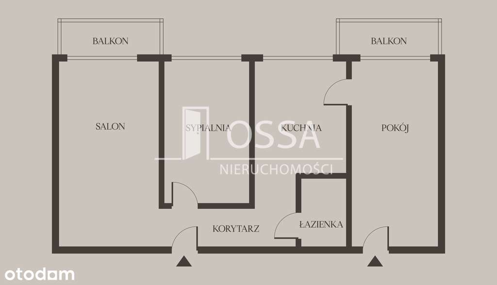 3 pokoje z 2 balkonami – Gdynia Grabówek-15