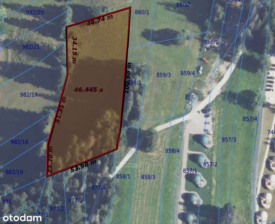 DZIAŁKA 5460m2 w pobliżu wyciągu HARENDA i SUCHE Ski-1