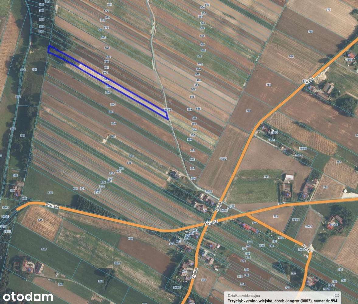 Działka, 2 058 m², Jangrot-3