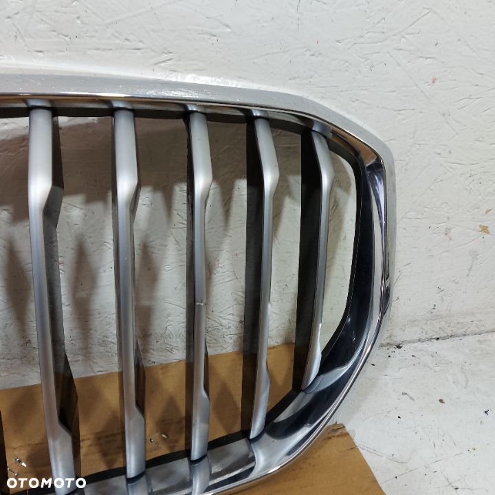 NERKI CHROM SATYNA GRILL BMW X5 G05 7454887 ATRAPA GRILL KAMERKA - 7