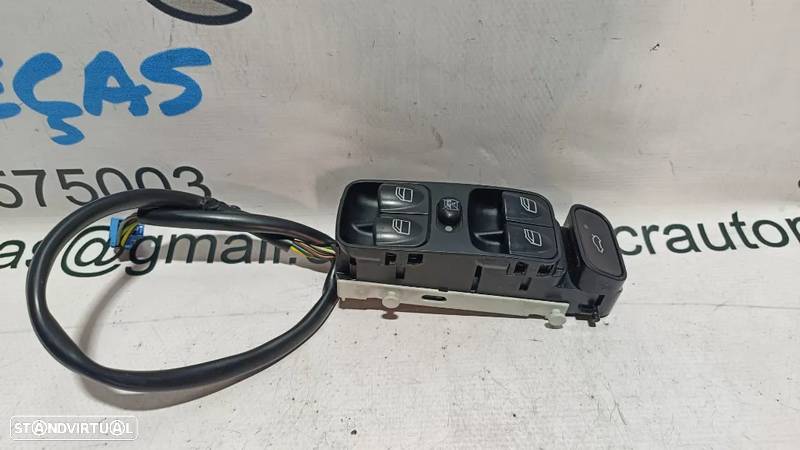 COMUTADOR VIDROS ESPELHOS MALA MERCEDES BENZ CLASS CLK C209 W209 A2098203410 2098203410 BOTÃO BOTÕES INTERRUPTOR SWITCH - 3