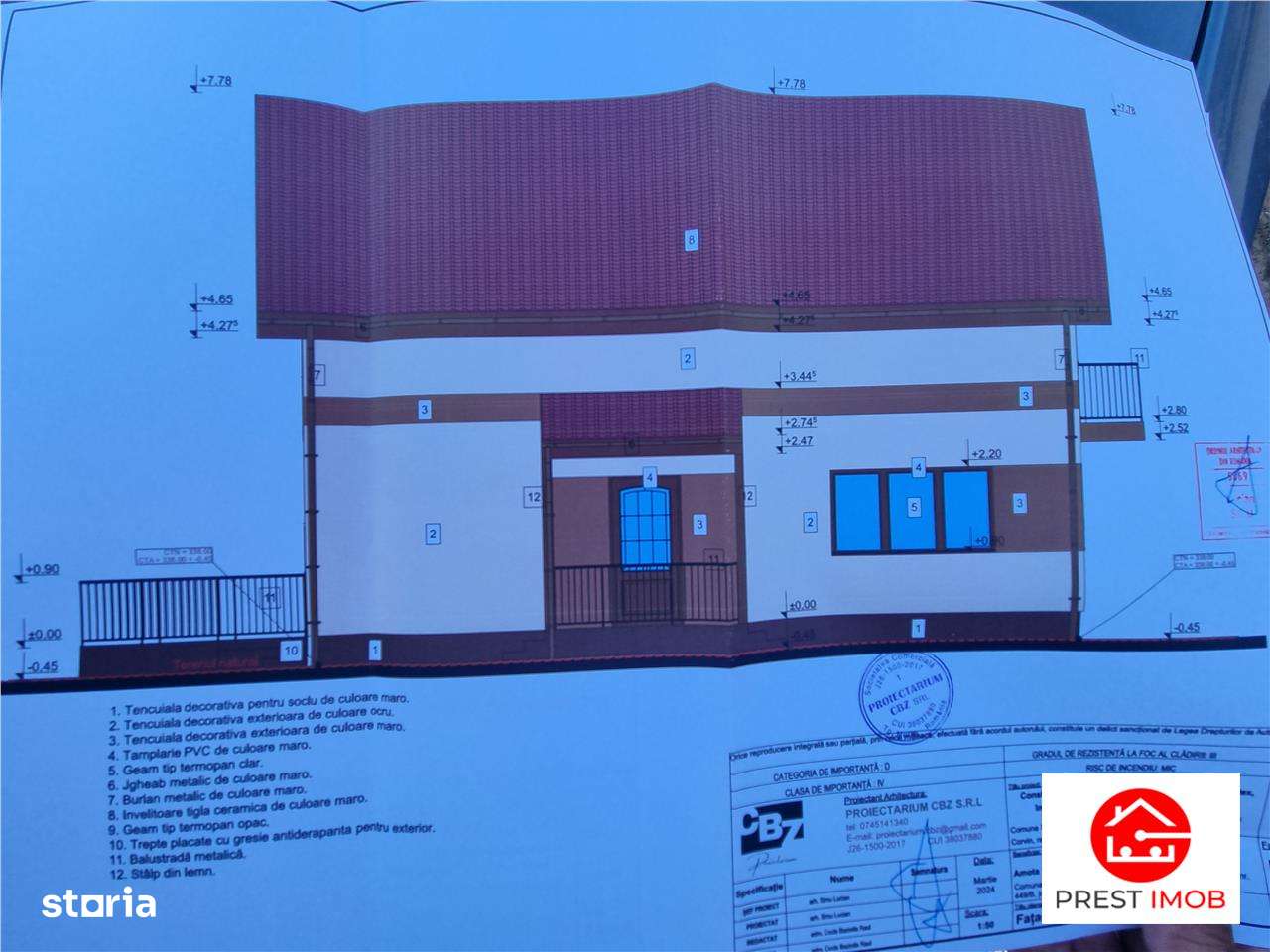 De vanzare case tip dupex, 2 nivele, 120 mp, 4 camere, 2 bai cu 3 arii - Imagine principală: 5/12