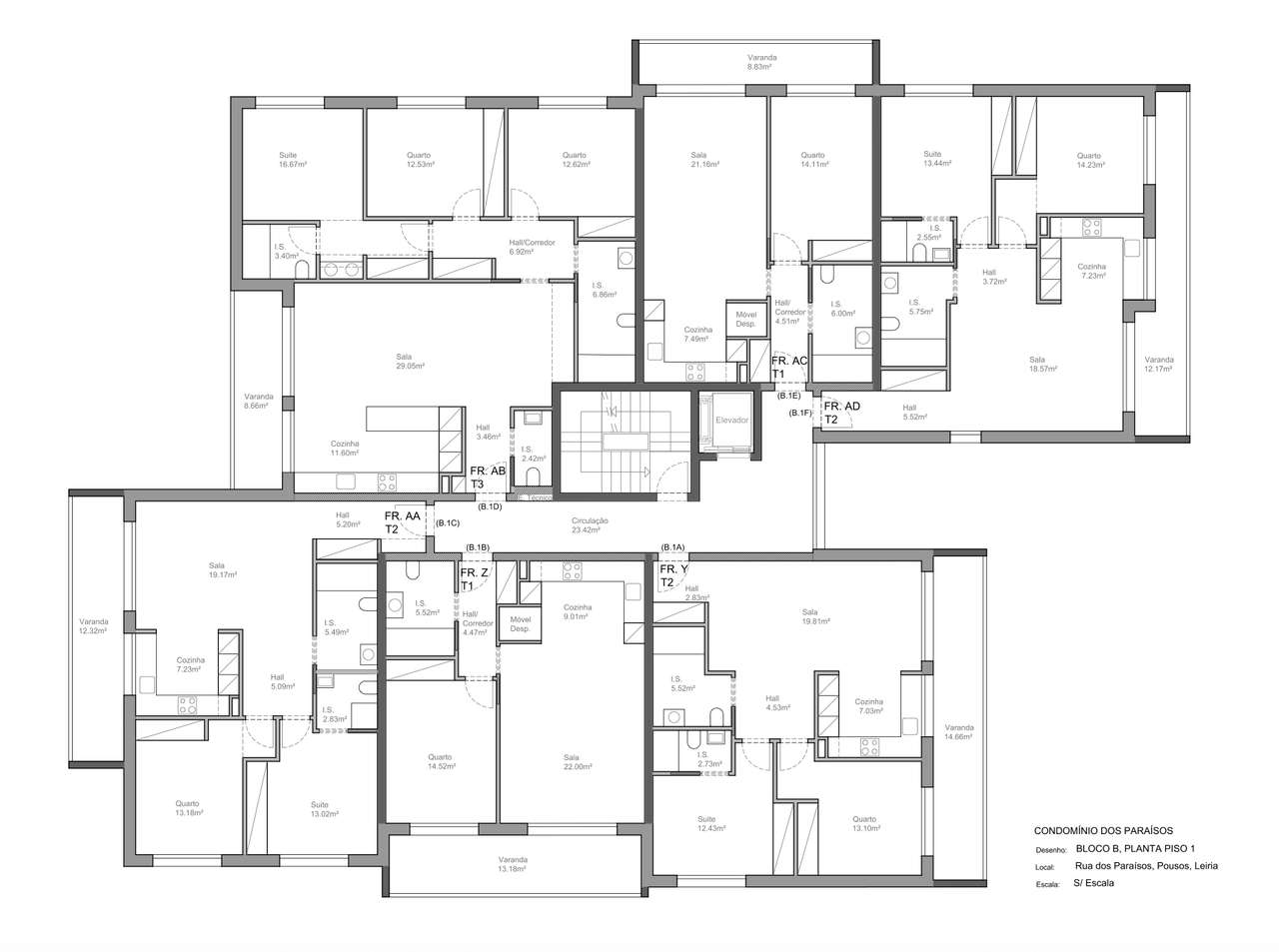 Apartamento T3 | Pousos | Leiria-28