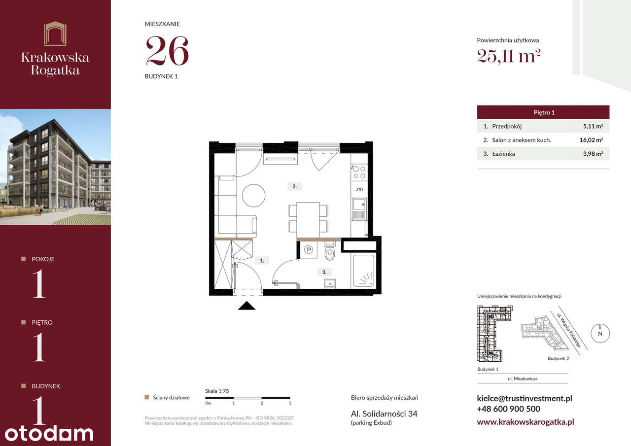 Krakowska Rogatka | mieszkanie 1-pok. | 1_26 - Pełny obrazek: 3/8