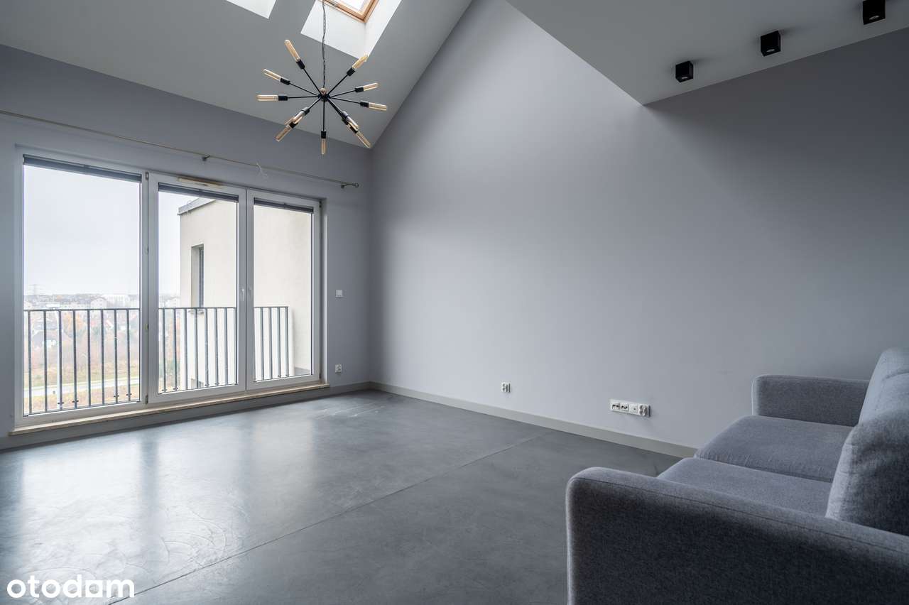 Dwupoziomowy Loft 95 m2 w industrialnym stylu | Dwa balkony-11