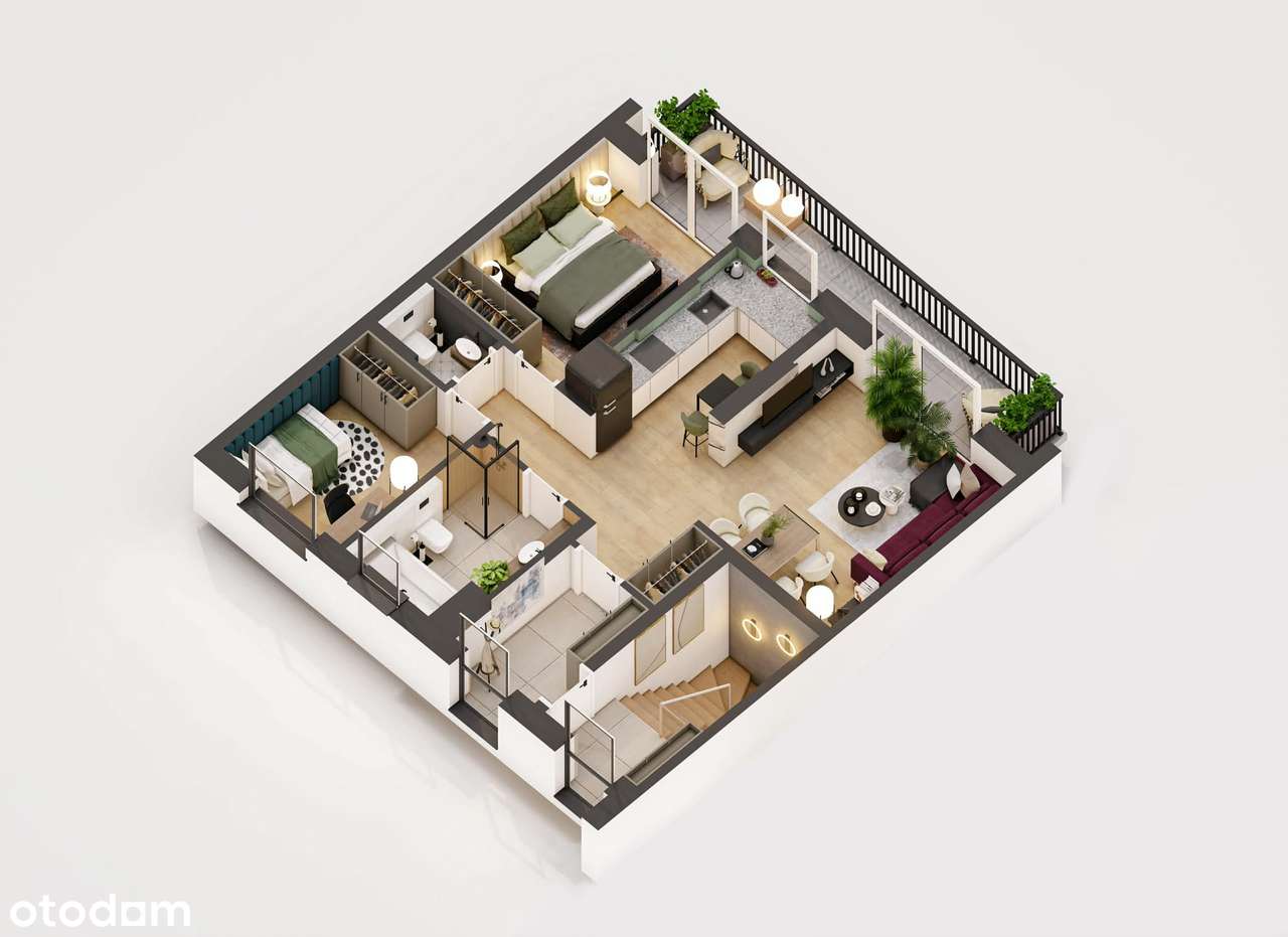 Stan deweloperski | balkon | 2 miejsca postojowe w cenie-1