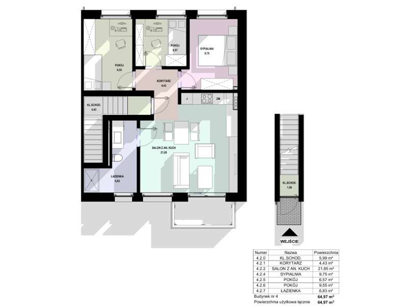 Nowoczesny lokal mieszkalny w spokojnej części Zbąszynka - 4 pokoje!-2