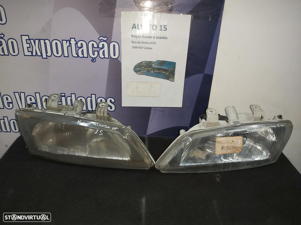 Farol Esquerdo Direito Nissan Almera vidro   valor unitario - 1