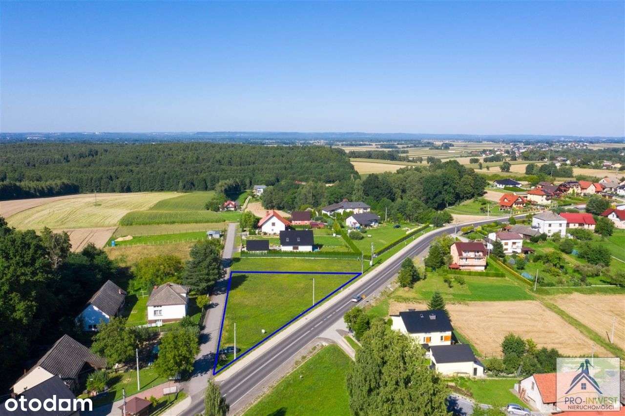 Dom + usługi nieuciążliwe bezpośrednio przy drodze-1