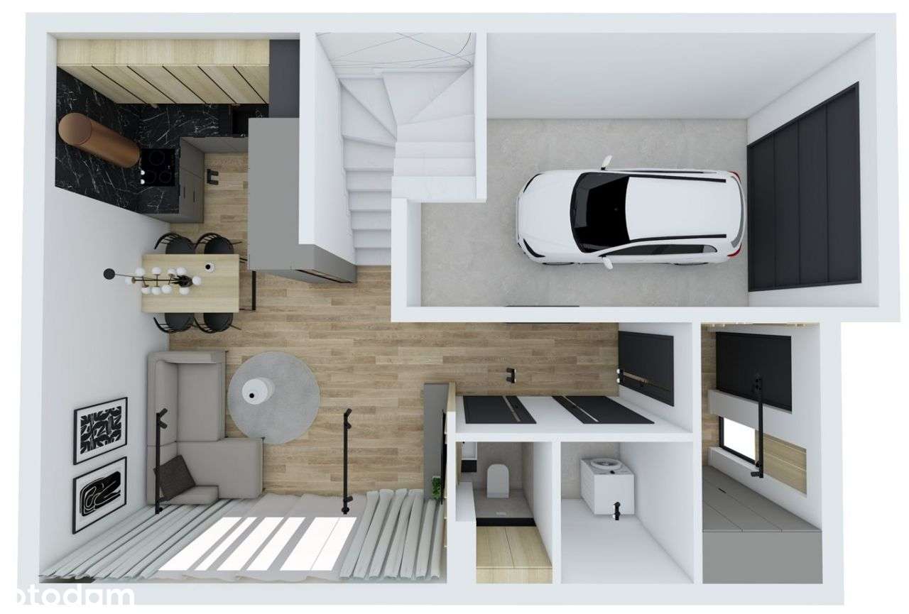 Bliźniak 4 pokoje, Garaż,Ogródek,2 miejsca parking - Pełny obrazek: 5/15