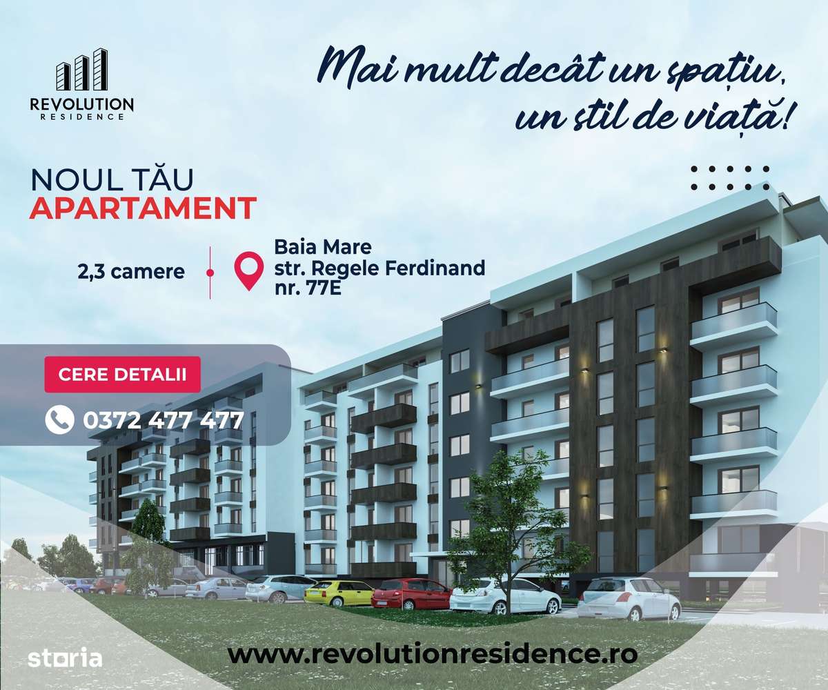 COMISION 0% Apartamente  2 si 3 camere-Regele Ferdinand 77E,Baia Mare - Imagine principală: 1/12