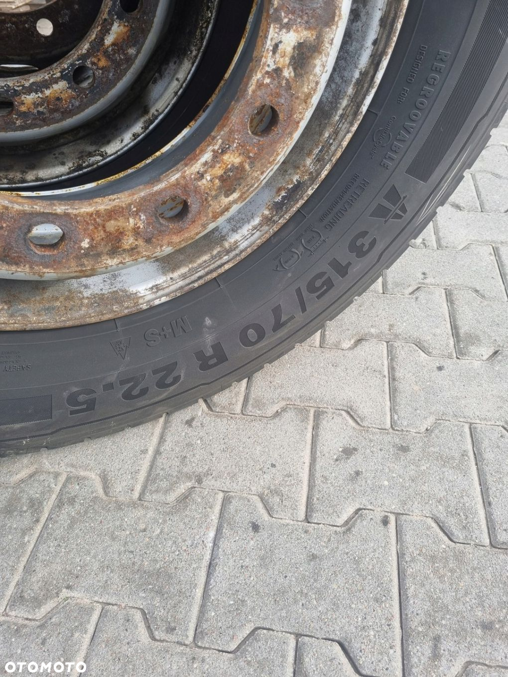 OPONY OPONA FELGA KOŁA TYŁ CONTINENTAL CONTI ECOPLUS HD3 315/70 R 22.5 - 12