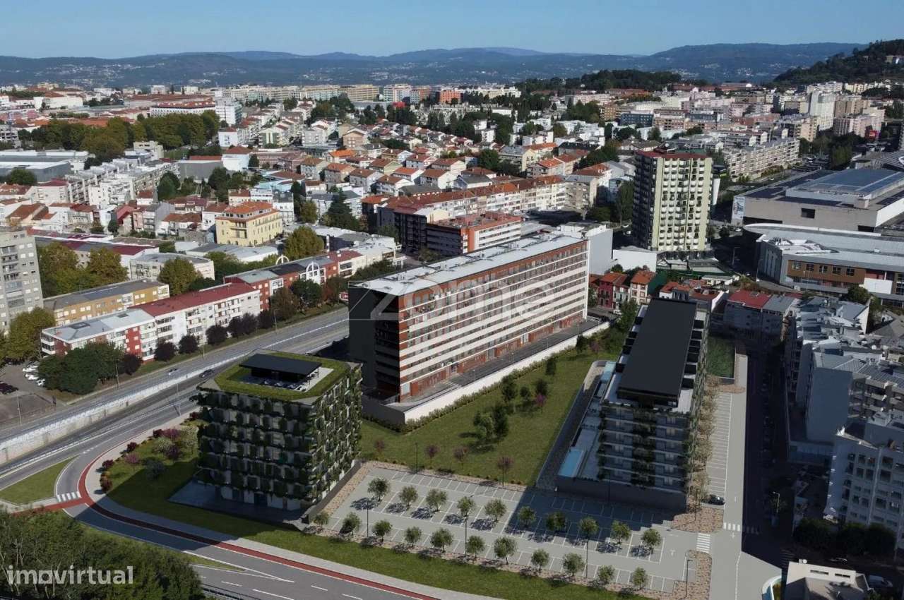 Apartamento T0 Novo | Condomínio Fechado "Acrescentar Residence" - Grande imagem: 3/6