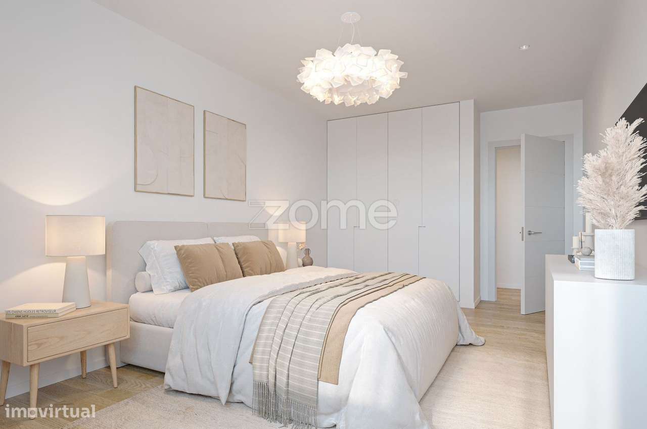 Apartamento T2 Novo Com Varandas No Edificio Eucaliptos
