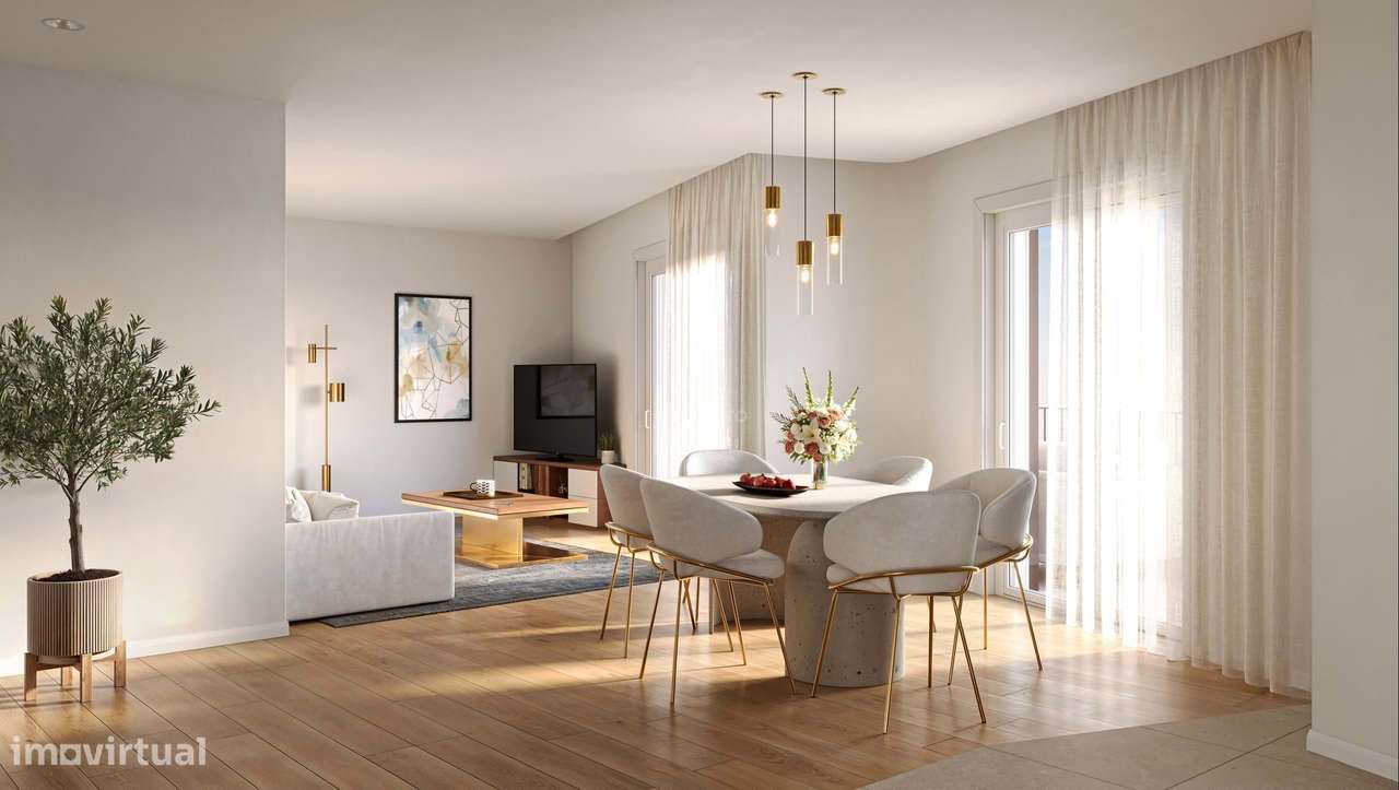 T3 c/ varanda e estacionamento em Empreendimento NOVO - centro de Vila - Grande imagem: 5/18