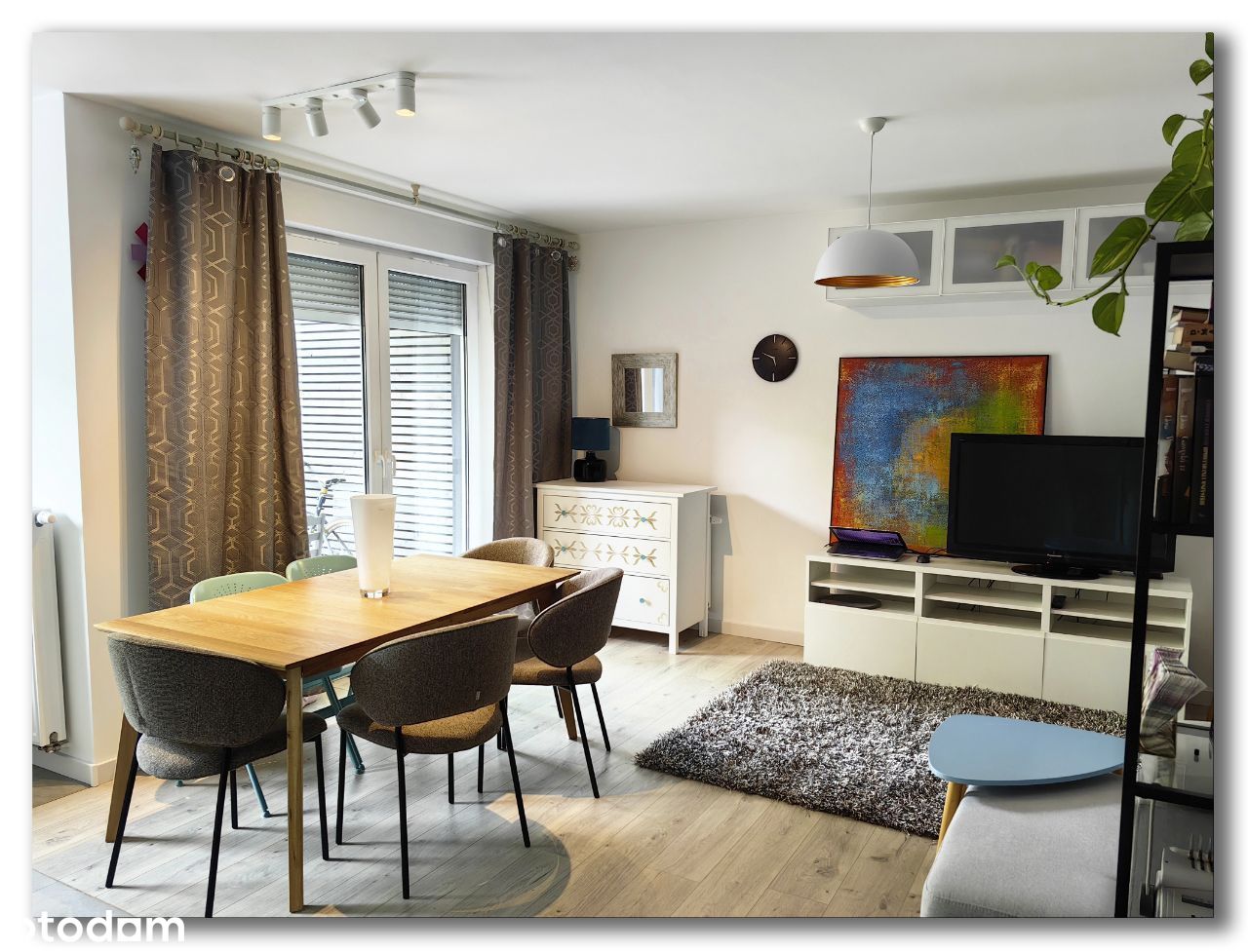 Nowoczesne, 50 m² 2-pokojowe mieszkanie