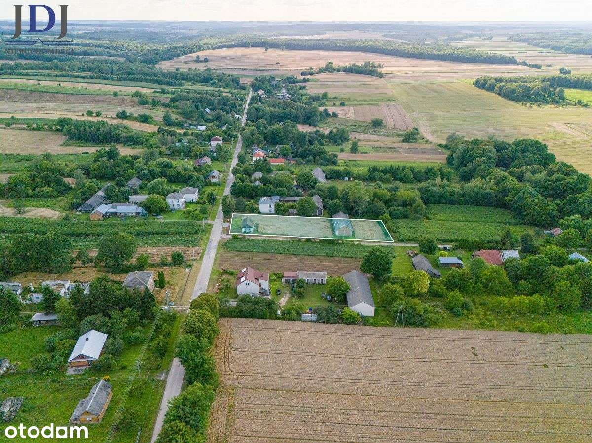 DZIAŁKA 30 AR Z BUDYNKIEM GOSPODARCZYM. CHEŁMIEC - Pełny obrazek: 5/6