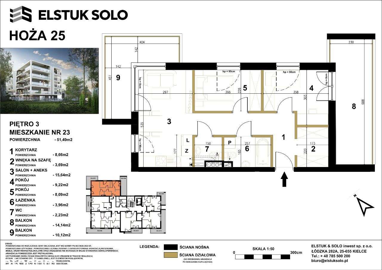 Hoża 25 - wysoki standard-12