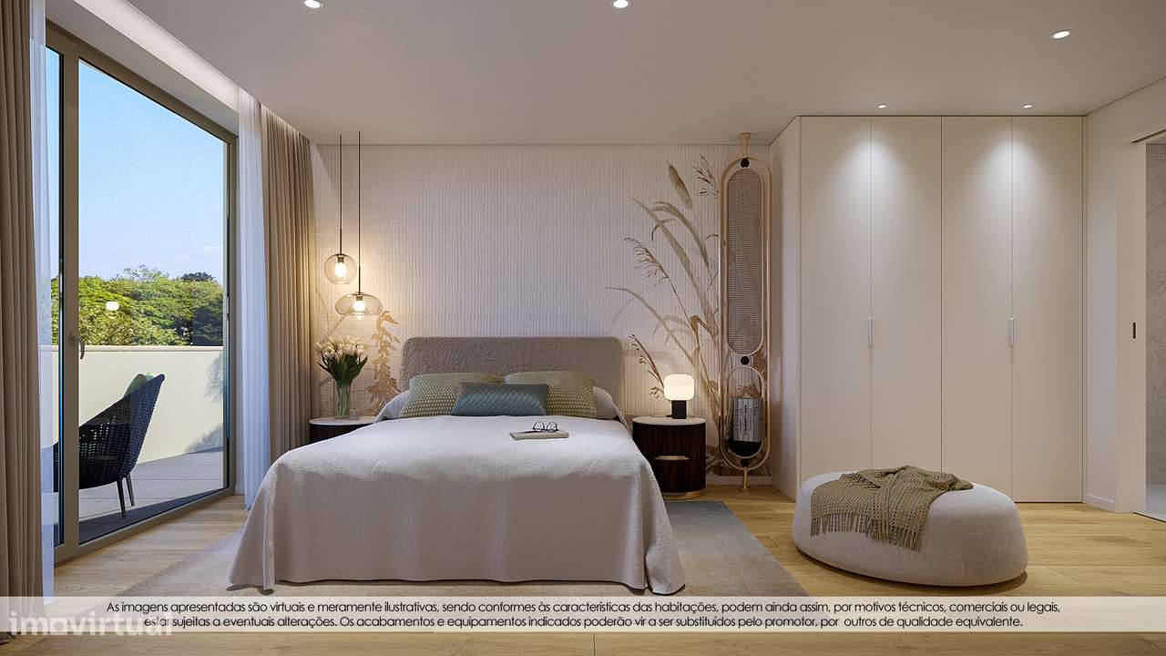 Apartamento T2 Arcozelo ao Intermaché com terraço Nascente Sul-24