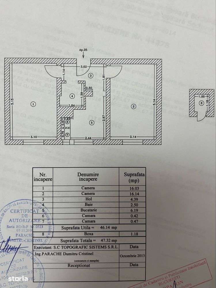 APARTAMENT SPATIOS | BOXA | CALEA FLOREASCA-3