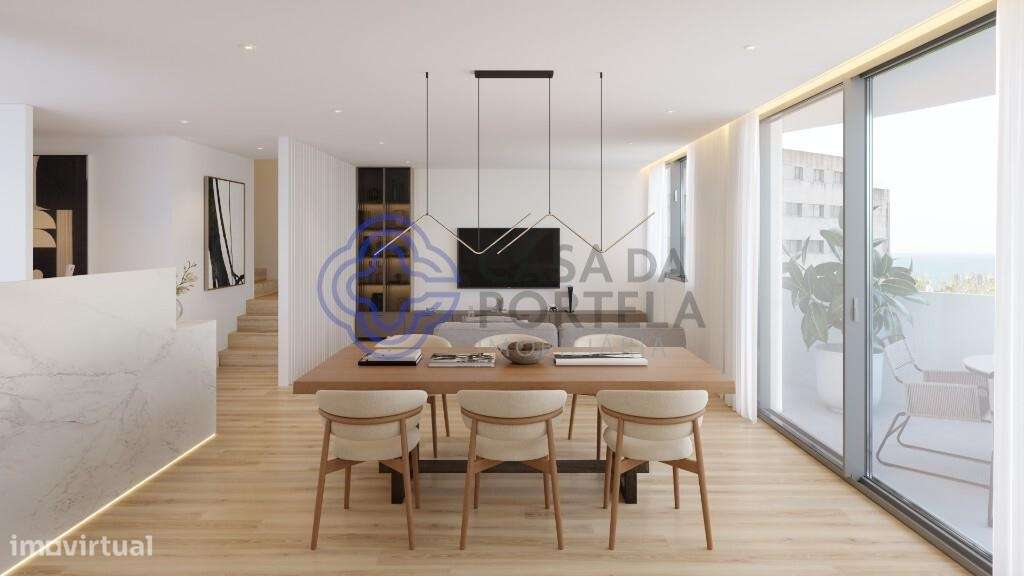 Apartamento T2 Duplex (ultimo piso) a 200mt da Praia, Edifício com Pis - Grande imagem: 5/11