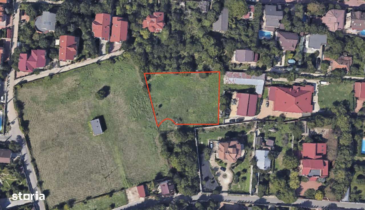 Pipera, teren 1.460mp în Zonă Exclusiv Rezidențiala-2