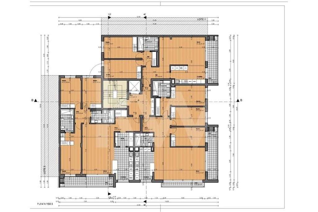 Apartamento T3  em construção. Acabamentos de luxo. Lugar de garagem - Grande imagem: 2/8