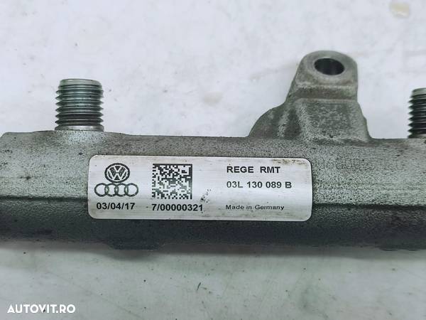 Rampa injectoare 1.6 tdi cay cayc  03l130089b Volkswagen VW Golf 6 - 3