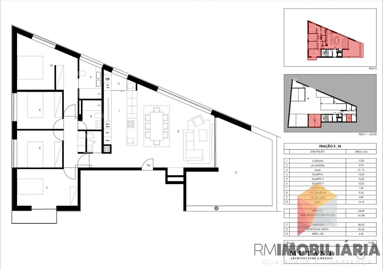Apartamento T4 NOVO em São Cosme, Gondomar-25