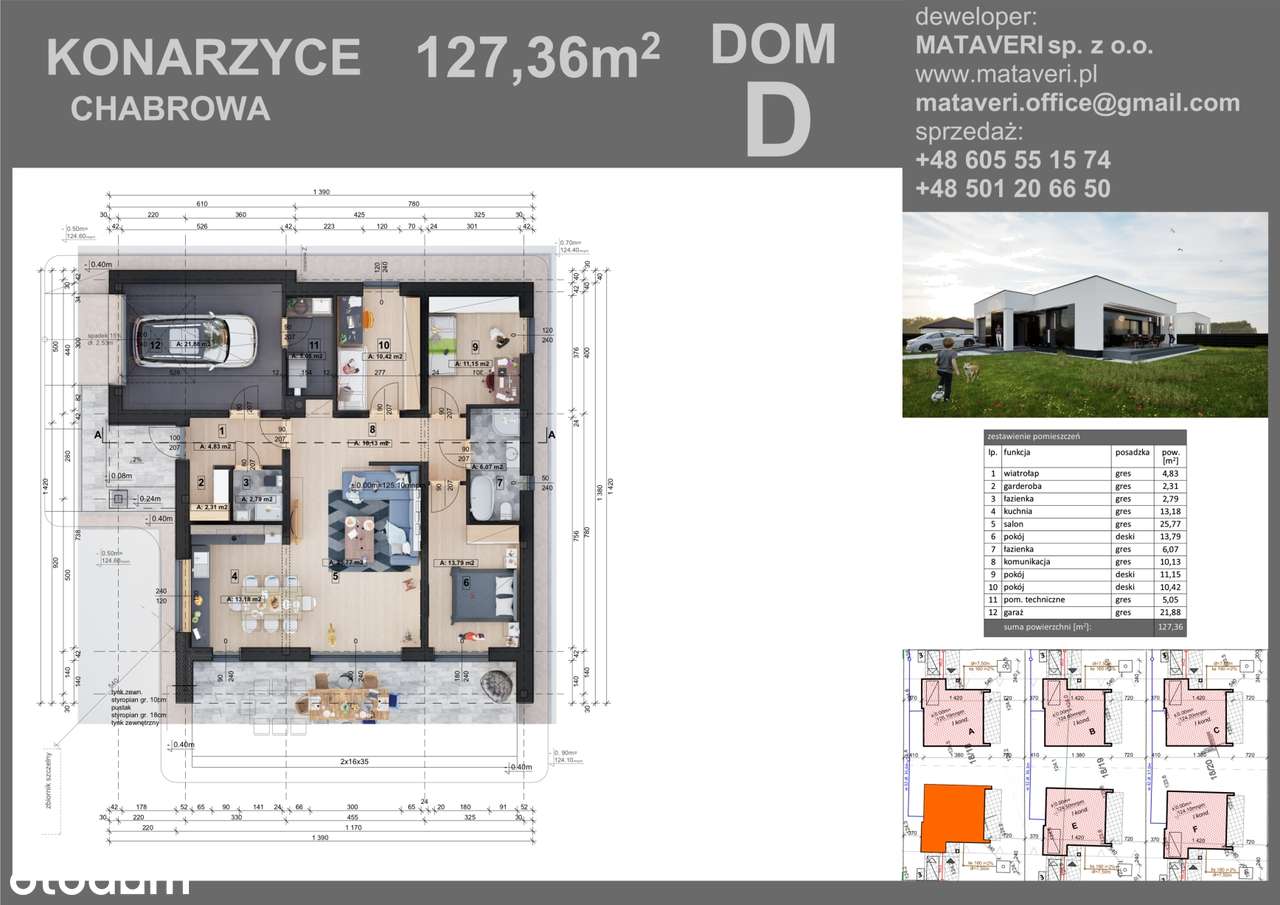 ZAMIESZKAJ PRZY CHABROWEJ - KAMERALNE DOMY POD ŁOMŻĄ - BUDYNEK "E" - Pełny obrazek: 2/12