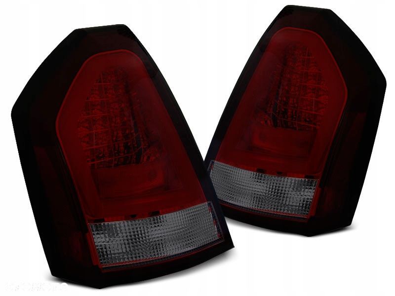 LAMPY DIODOWE CHRYSLER 300C 04-08 RED SMOKE LED - 1