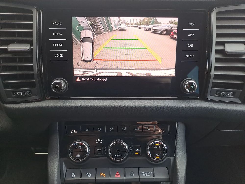 SKODA KODIAQ Sportline Park Asist Rolety 230V 1.5TSI 150KM DSG Salon PL ASO