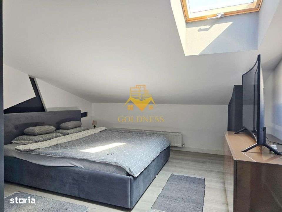 Casă modernă de vânzare, curte, 6 camere, parcare, Zona Vivo, Florești-12