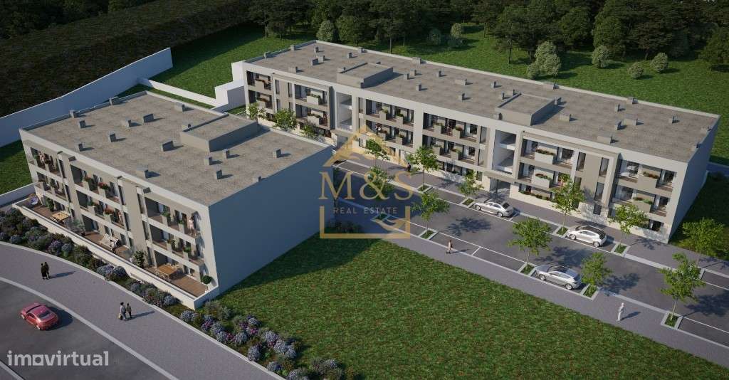 Apartamento T2+1 NOVO - 2 Lug.Garagem, Terraço - Maia-9