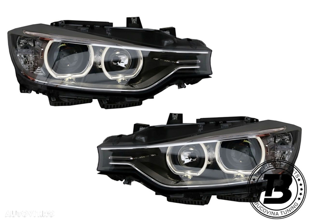 Faruri LED Angel Eyes compatibile cu BMW Seria 3 F30 F31 - 5