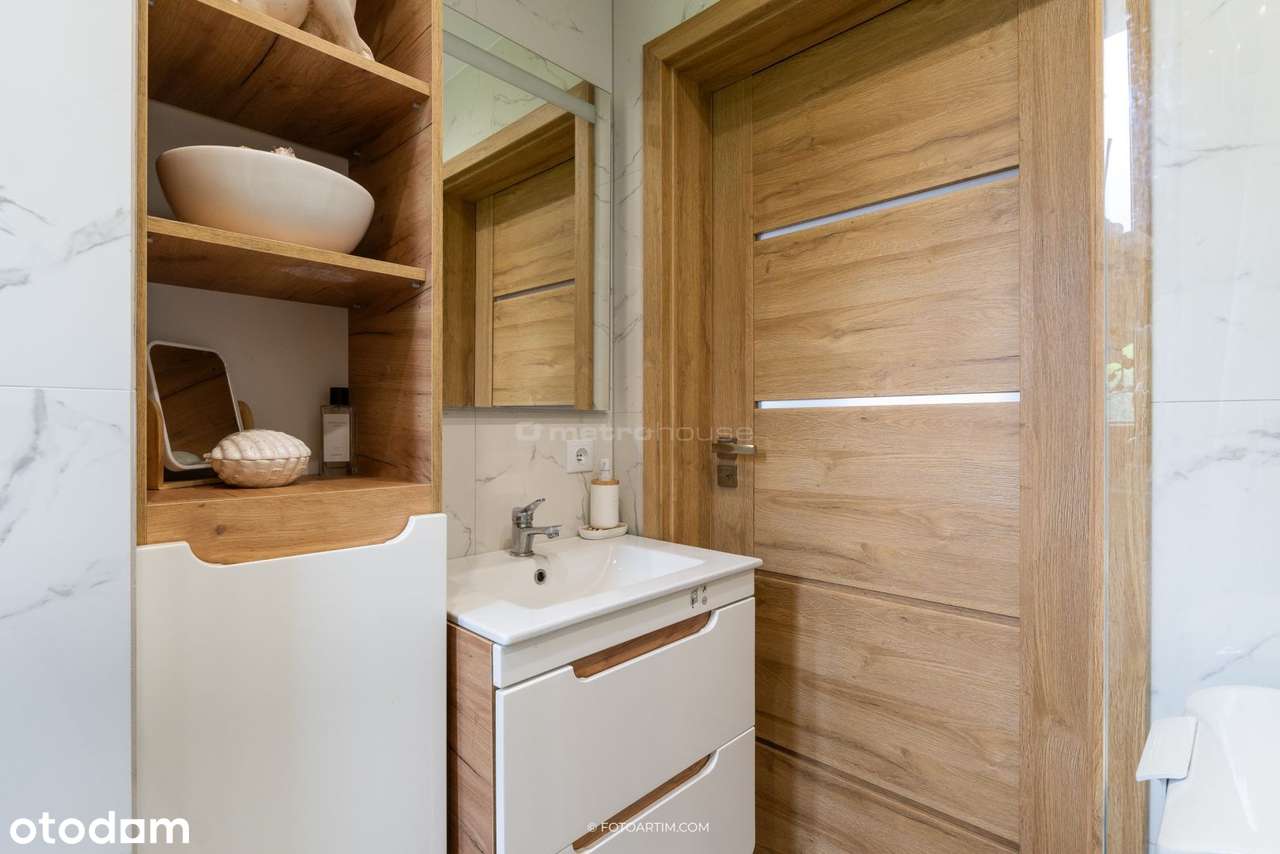 Całoroczny dom przy plaży nad czystym jeziorem-7