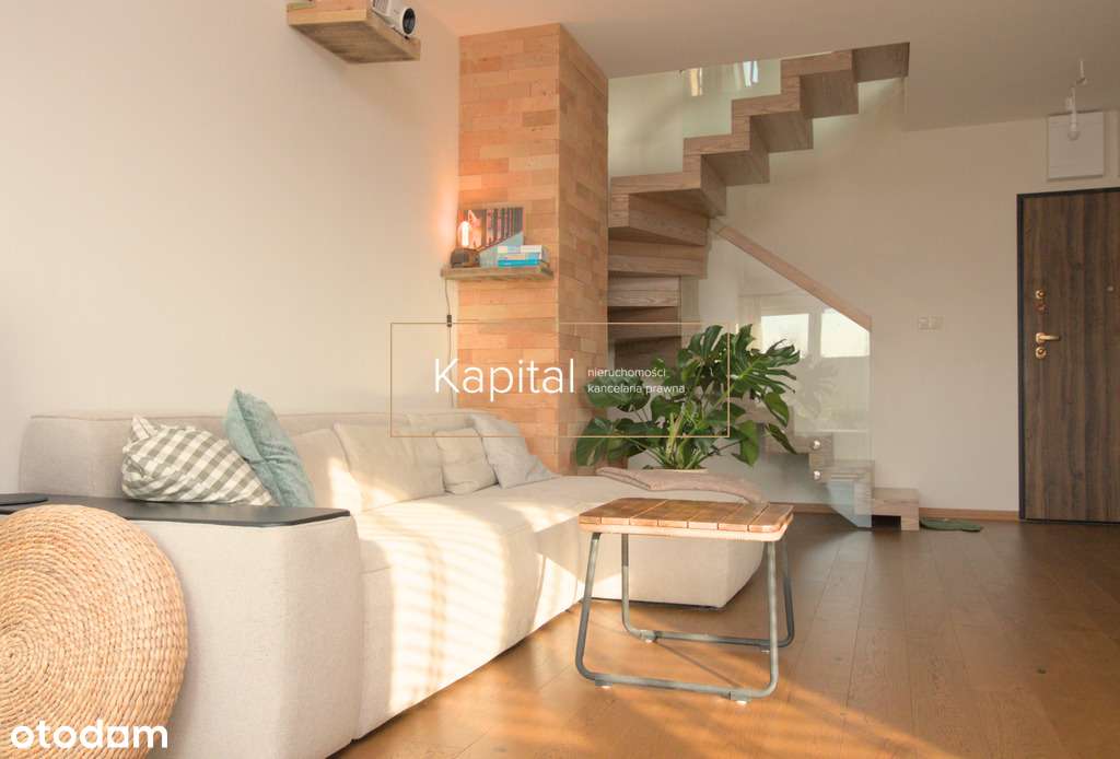 Designerskie mieszkanie z antresolą 73 m2 Maślice-7