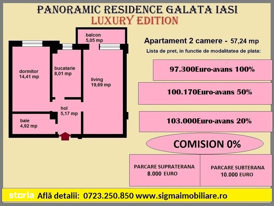 Anunț Vânzare Apartament 2 Camere – Complex Rezidențial Nou-14